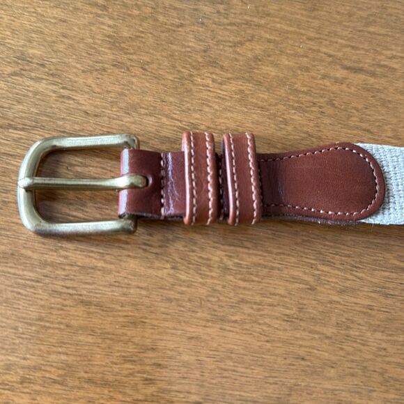 Coach leather/canvas belt - Picture 2 of 6